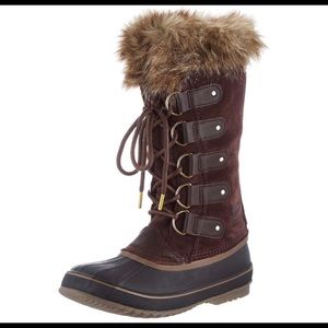 SOREL - Women's‎ Joan of Arctic Waterproof Insulated Winter Boot Dark Brown